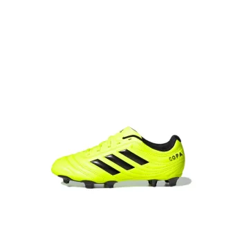 Adidas Copa 19.4 Firm Ground Cleats J Anti Slip Wear Resistant Low Top Kids' Soccer Shoes Neon Yellow Kids'