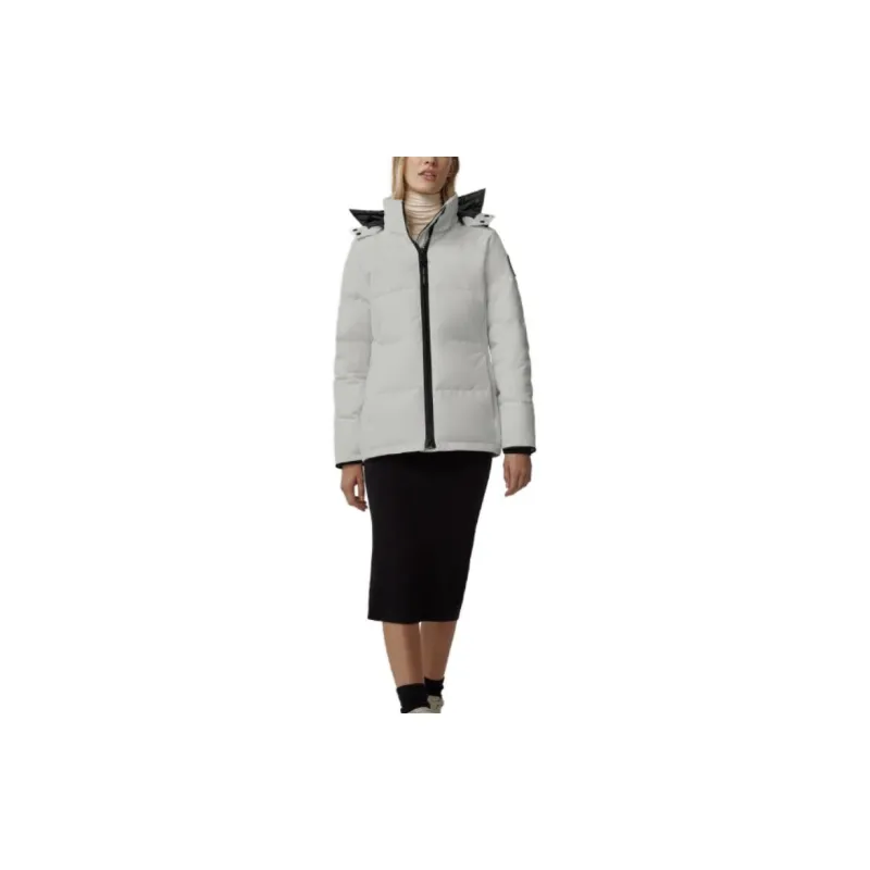 Canada Goose Chelsea Series Down Jackets Women's Silver Birch-4
