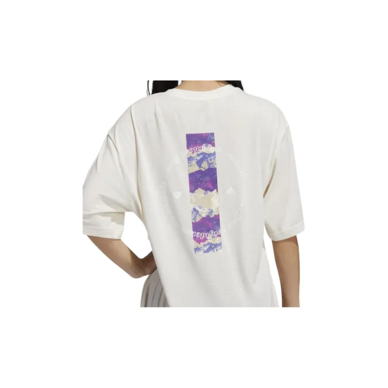 Adidas T-Shirts Women's White-3