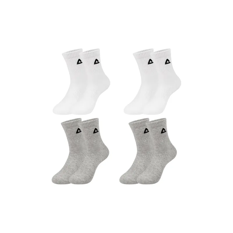 PEAK Mid-Calf Socks Unisex 4 Pack-9