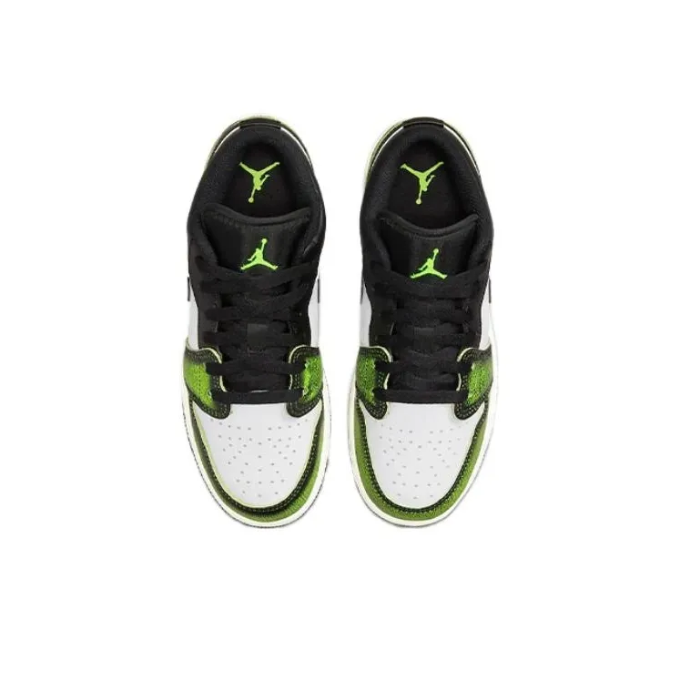 Jordan 1 Low Wear Away Electric Green GS-4