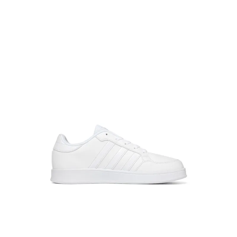 Adidas Breaknet Anti Slip Wear Resistant Low Top Kids' Skateboarding Shoes White Kids'-1