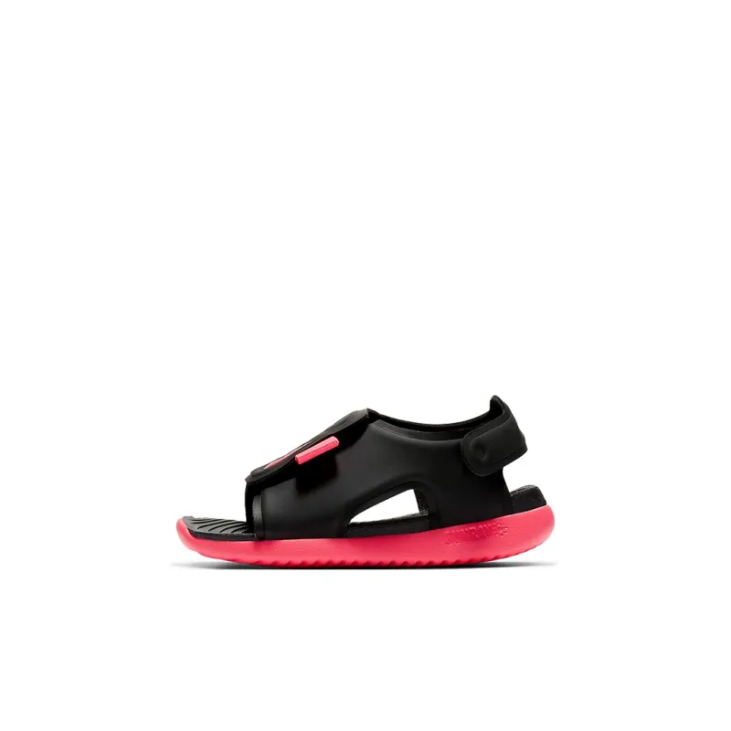 Nike Sunray Adjust 5 Low Top Toddler Shoes Black Pink Infant And Toddler-0