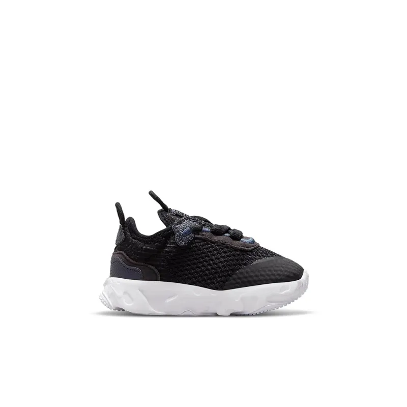 Nike React Live Slip Resistant Cushioning Abrasion Resistant Low Top Toddler Shoes Black Infant And Toddler-1