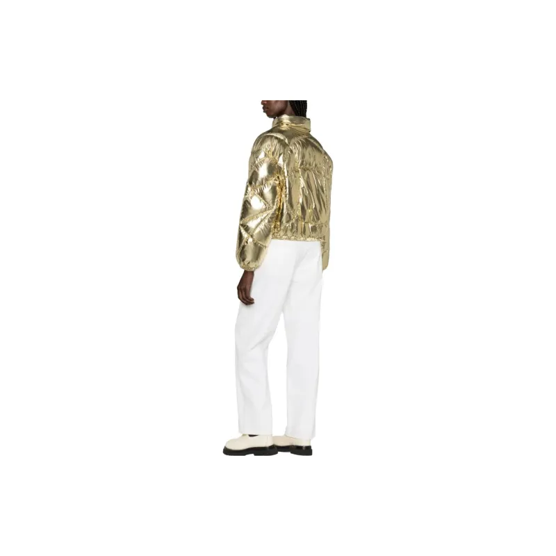 PINKO Puffer Jackets Women's Gold-2