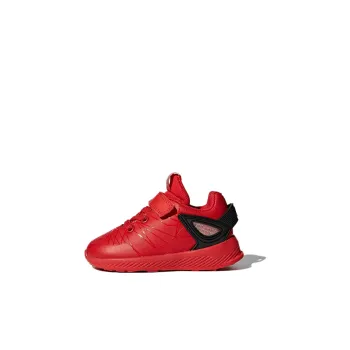Adidas Rapidarun I Spider Man Slip Resistant Low Top Toddler Shoes Red Black Infant And Toddler