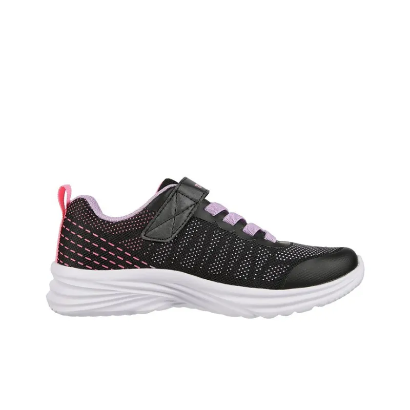 Skechers Skechers Girls Dreamy Dancer Slip-Resistant Cushioning Wear-Resistant Sports Casual Shoes Black Pink Teenagers-1