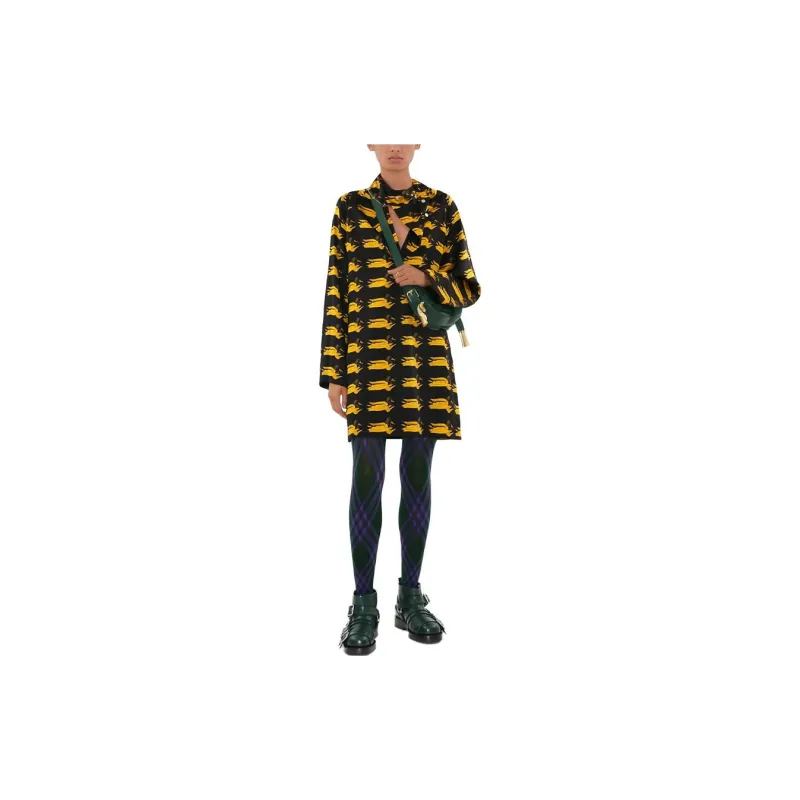 Burberry Duck Printed Long Sleeved Mini Dress-1