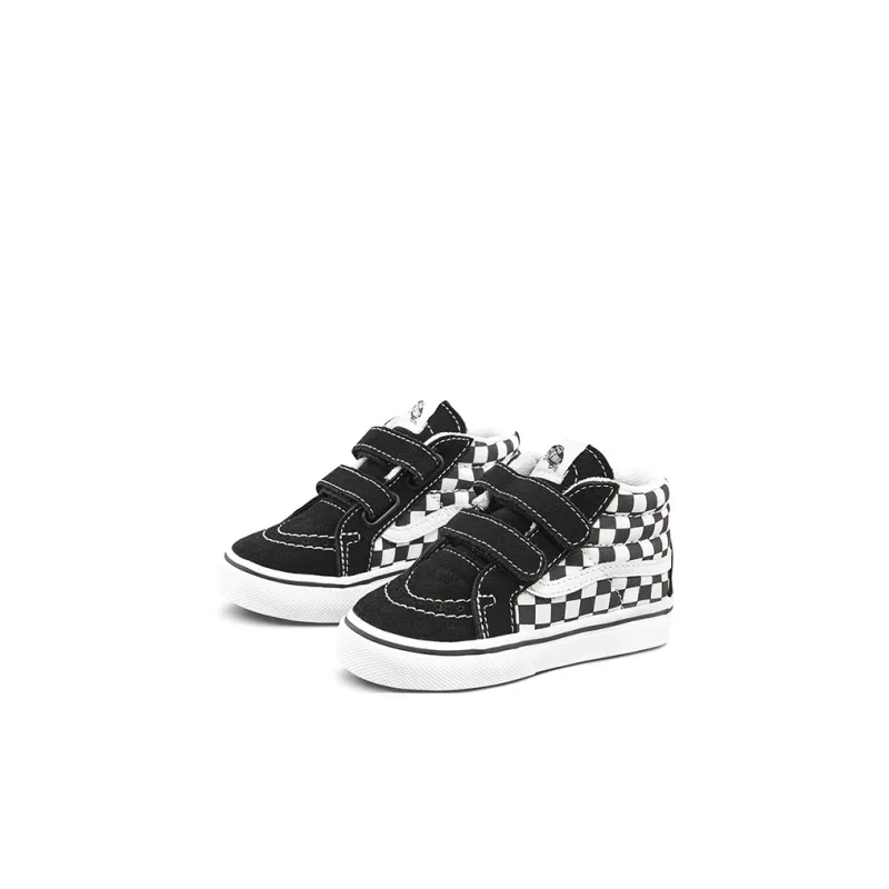 Vans Sk8  -Mid Reissue V Toddler 'Checkerboard - Black White'-1