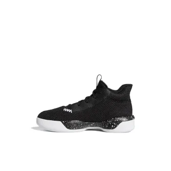 Adidas Pro Next K Breathable Mid Top Children's Basketball Shoes Black White Kids'