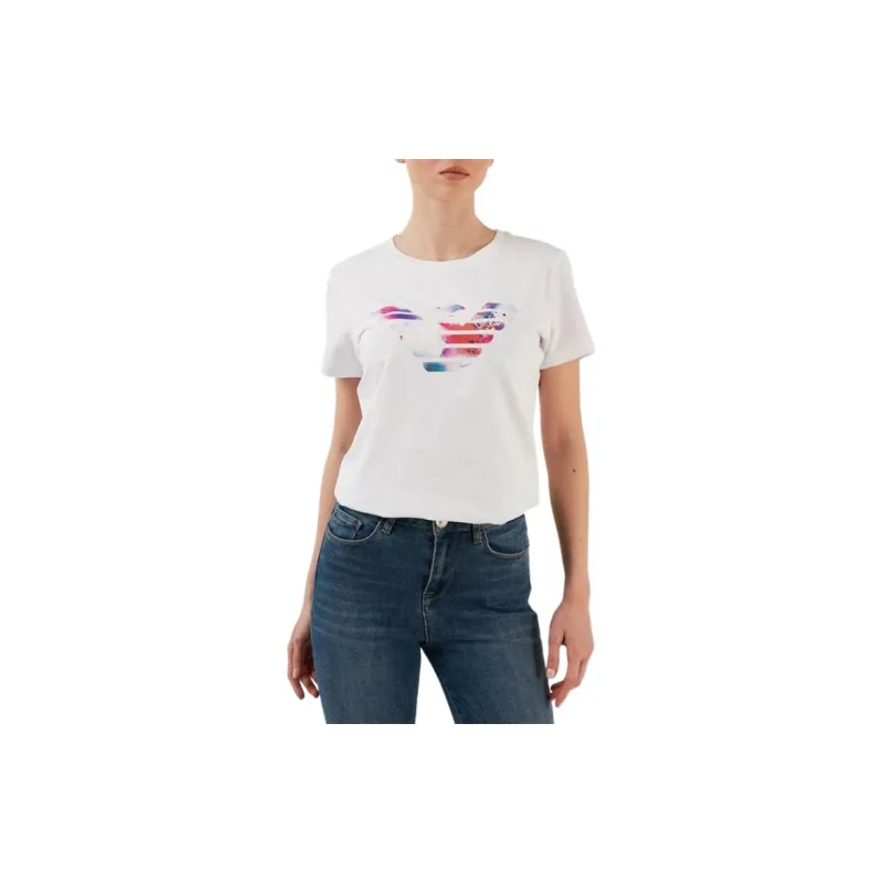 EMPORIO ARMANI SS23 Regular T Shirt Women's White-1