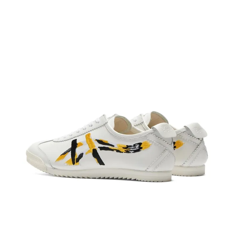 Asics Onitsuka Tiger Mexico 66 Deluxe Nm Nishikigoi White Vibrant Yellow-2