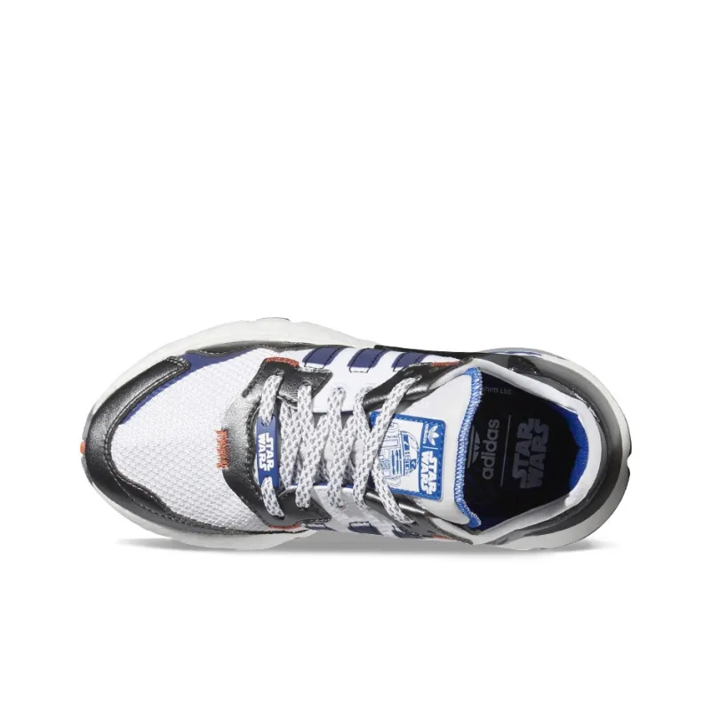 Star Wars x Adidas Originals Nite Jogger J Abrasion Resistant Low Top Sports Casual Shoes Blue White Teenagers-3