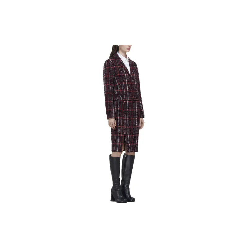 MARNI Single-breasted Tweed Jacket-4