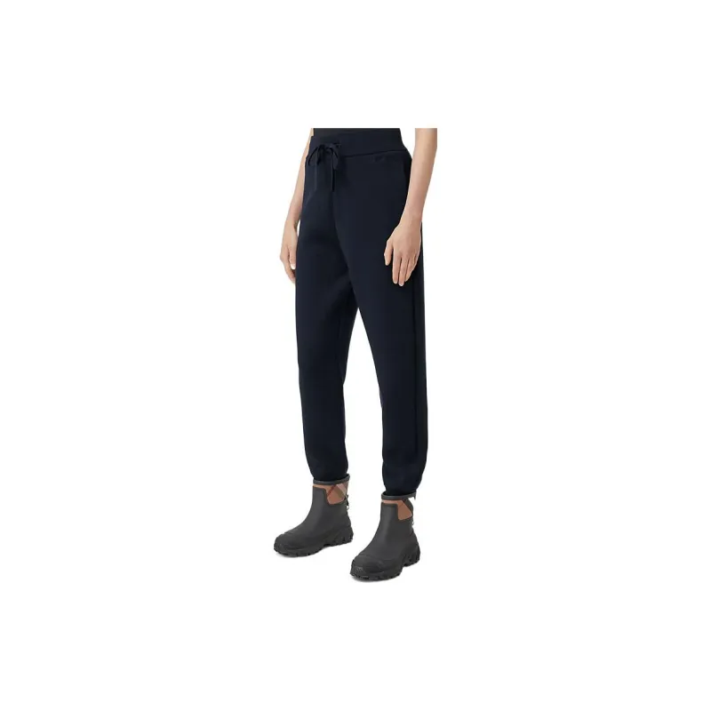 Burberry Knitted Sweatpants Women's Dark Charcoal Blue-3