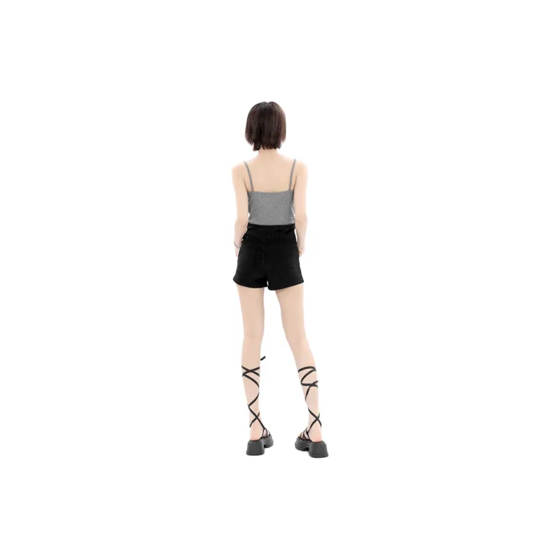 FOCOS STUDIO Denim Shorts Women's Black-2