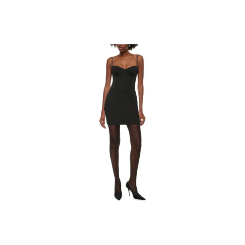 ARITZIA Ten By Babaton Intercept Dress Slip Dresses Women's Black-1