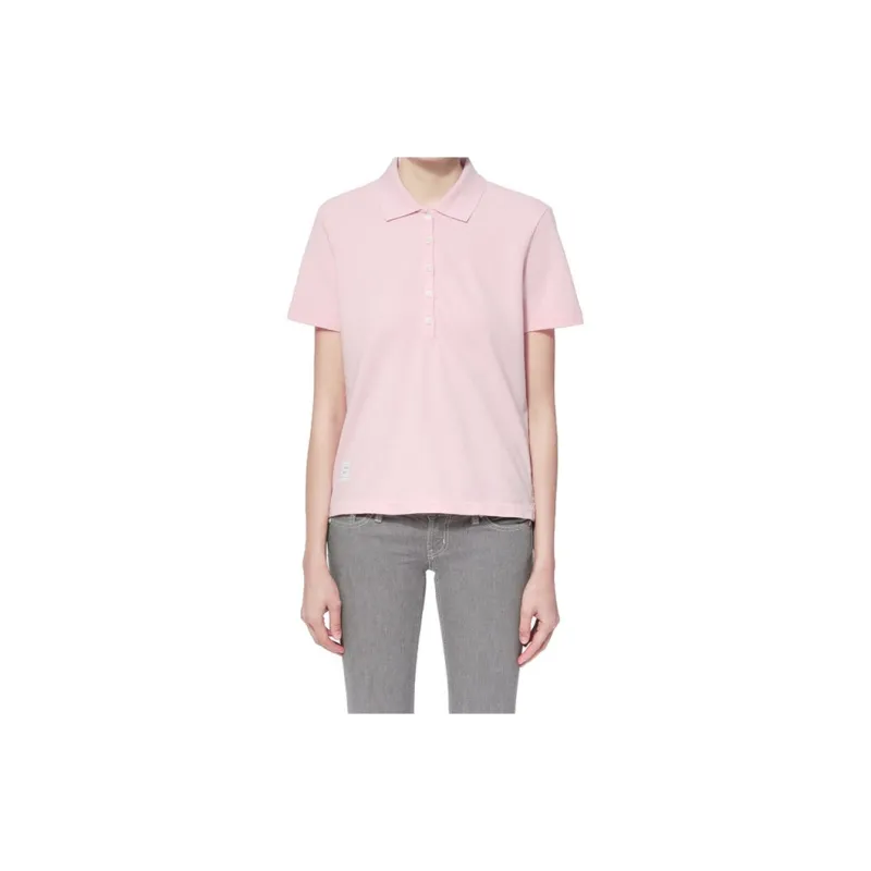 THOM BROWNE Polo Shirts Women's Pink-1