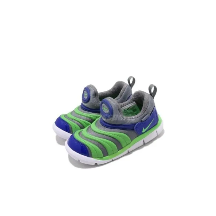 Nike Dynamo Free Low-Top Toddler Shoes Gray Blue Green Infant And Toddler-2