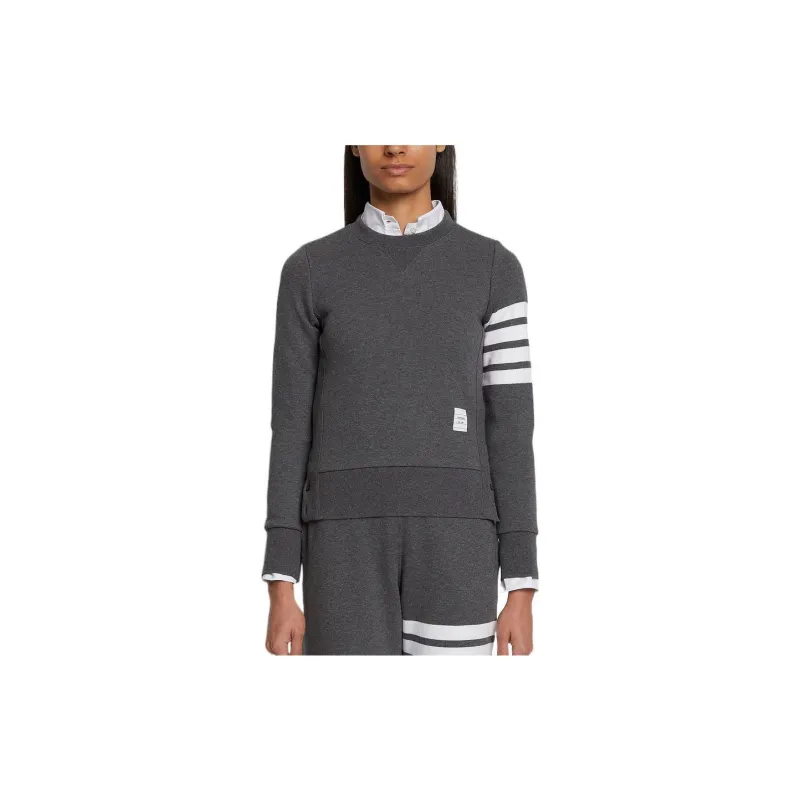 THOM BROWNE Classic Loopback 4 Bar Sweatshirt-1