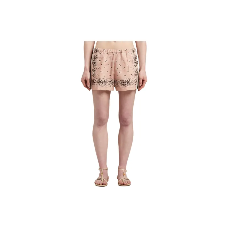 PALM ANGELS Paisley print Track Shorts-1