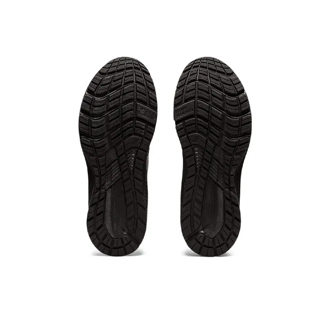 Asics GT 1000 Leather 2 Cushioning Wear Resistant Low Top Kids' Running Shoes Black Teenagers-5