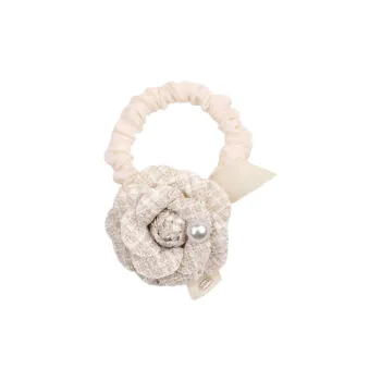 BABYBEI Elegance Elegant Sweet Style Advanced French Gentle Blue Beige Hair Tie Women's