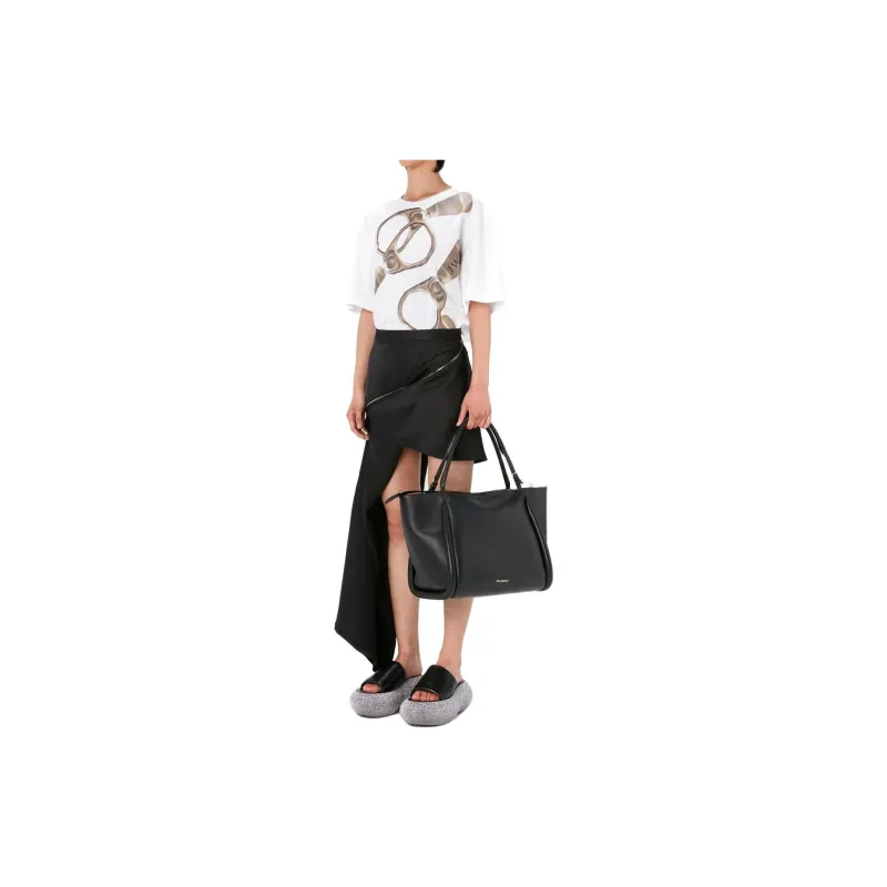 JW Anderson Asymmetric Zip Detailed Mini Skirt-2