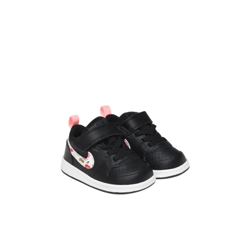 Nike Court Borough Low Vintage Floral Black Pink TD-3