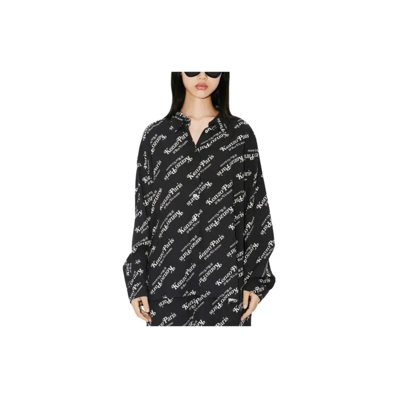 KENZO X Verdy Dropped Shoulder Shirt 'Black'-2