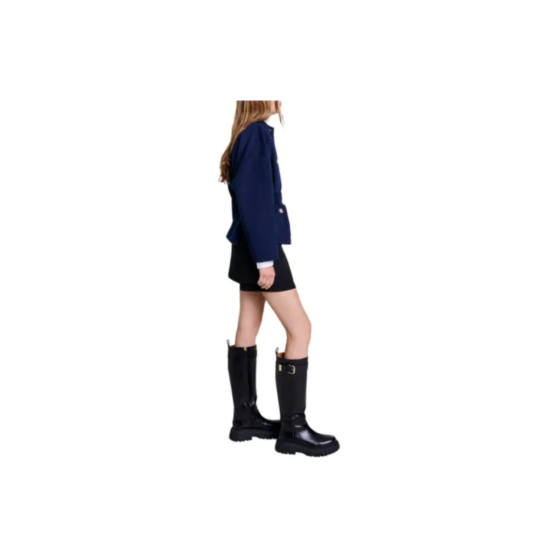 Maje Belted Wool Coat-3