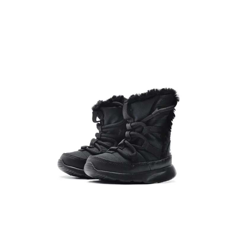 Nike Venture Slip-Resistant Cushioning Wear-Resistant High-Top Running Shoes Black Infant And Toddler-1