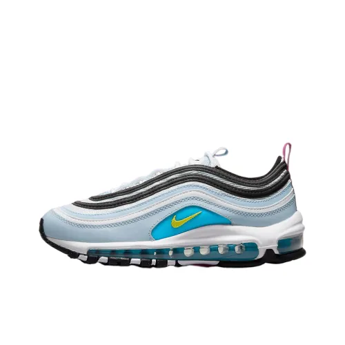 Nike Air Max 97 Blue Whisper Opti Yellow GS