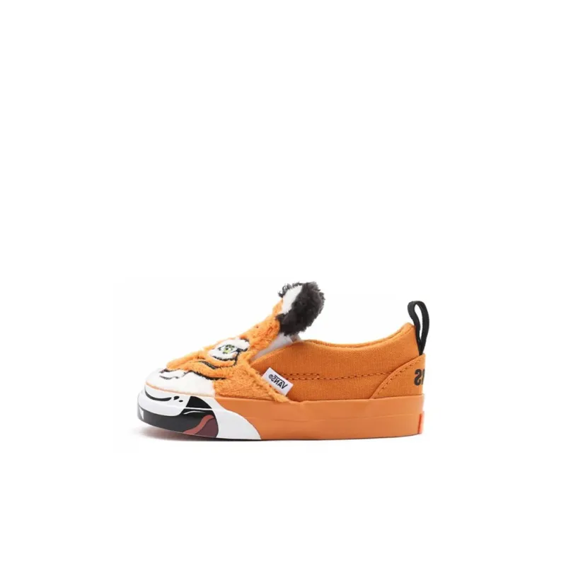 Vans Slip Resistant, Abrasion Resistant, Breathable Low Top Toddler Shoes Yellow White Infant And Toddler-0