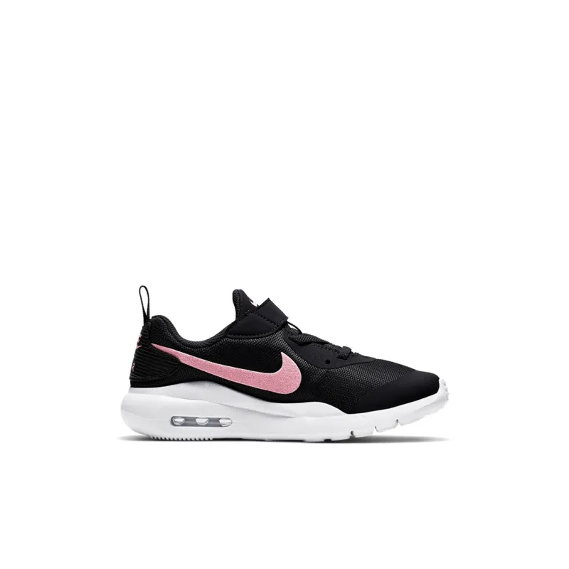 Nike Air Max Oketo Slip-Resistant Cushioning Kids Lifestyle Shoes Black Pink Children Aged 3-7 Years Old-1