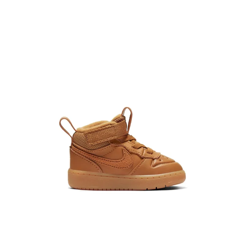 Nike Mid 2 Boot Support Mid Top Skateboard Shoes Wheat Infant And Toddler-1