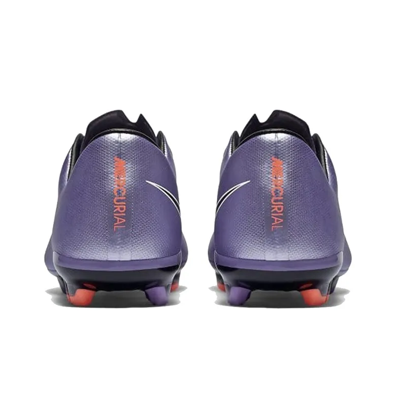 Nike Air Zoom Vapor X Slip-Resistant Cushioning Wear-Resistant Coverage Low-Top Kids' Soccer Shoes Purple Teenagers-4