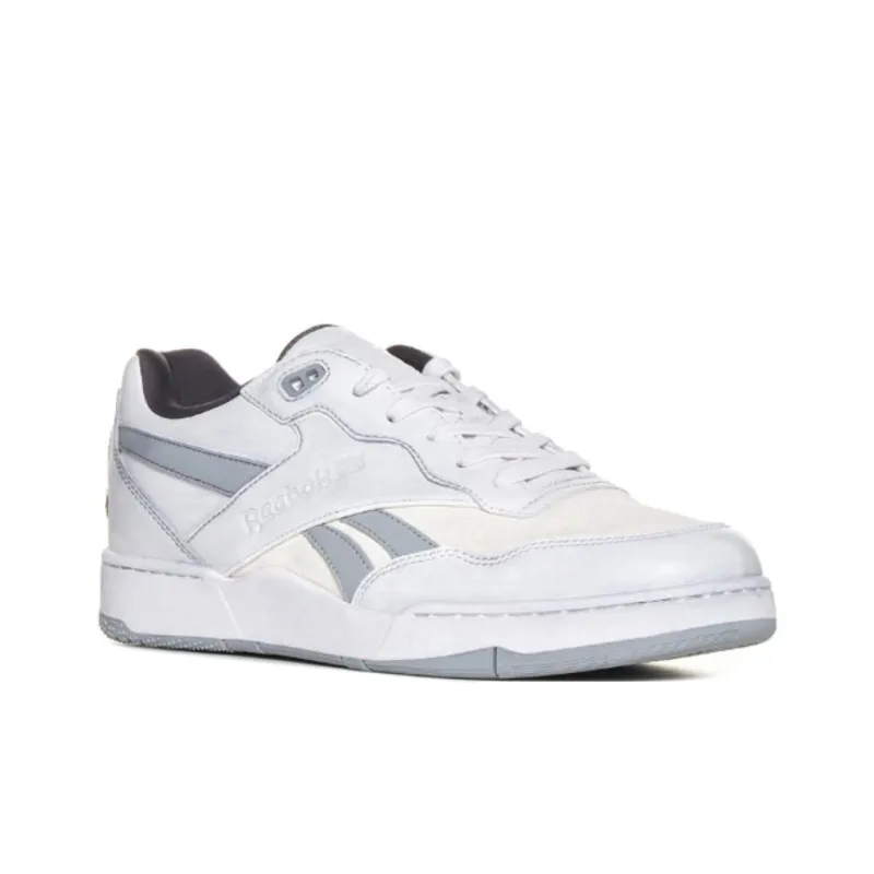 Reebok BB 4000 II Slip Resistant Cushioning Abrasion Resistant Low Top Skateboard Shoes Men's White-3