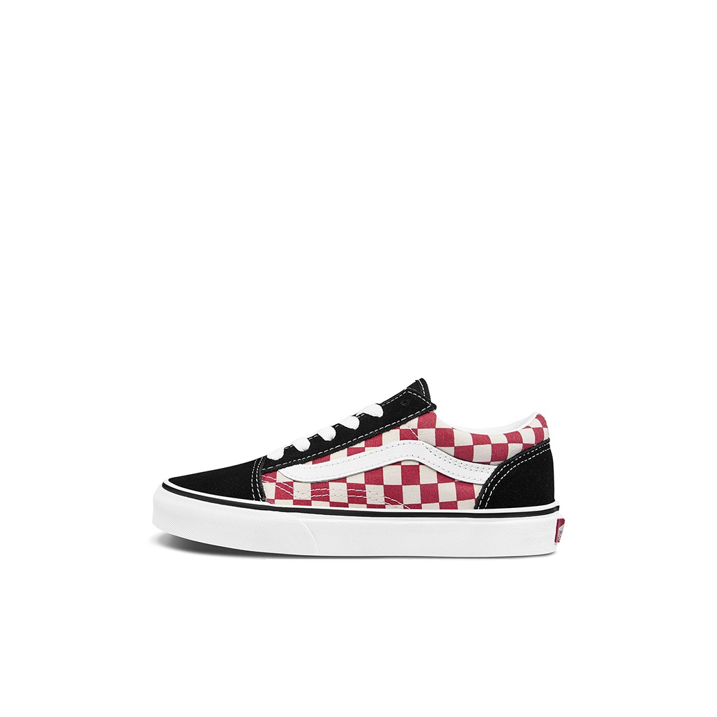 Black and red checkered old skool vans online