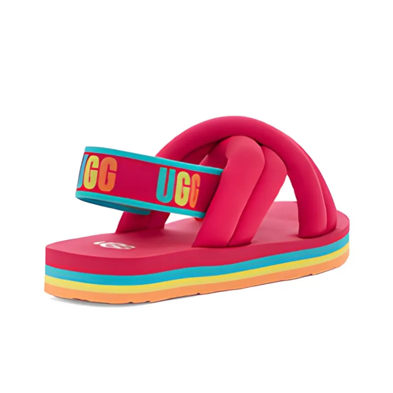 UGG Children's Sandals Multicolor Red Teenagers-3