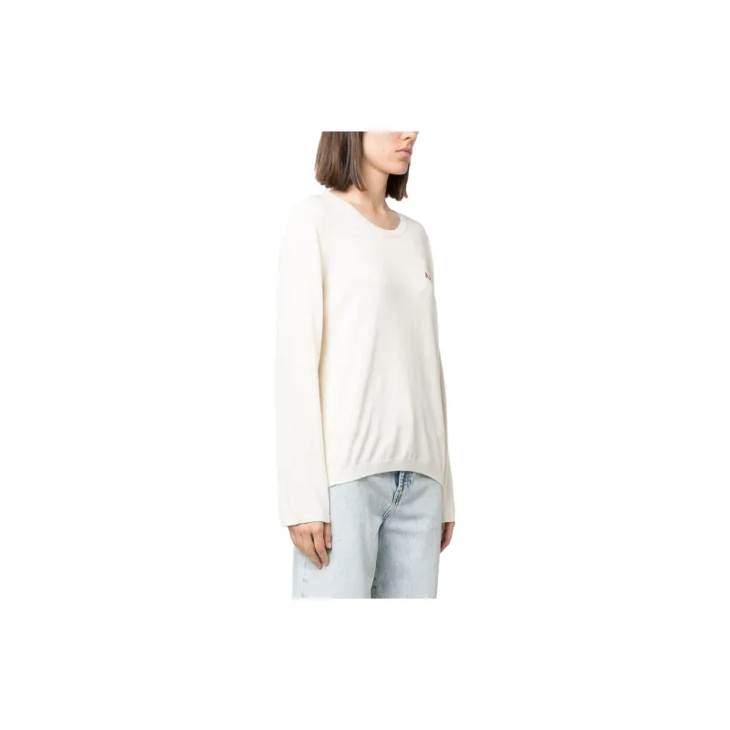 A.P.C Logo Embroidered Knit Jumper-2