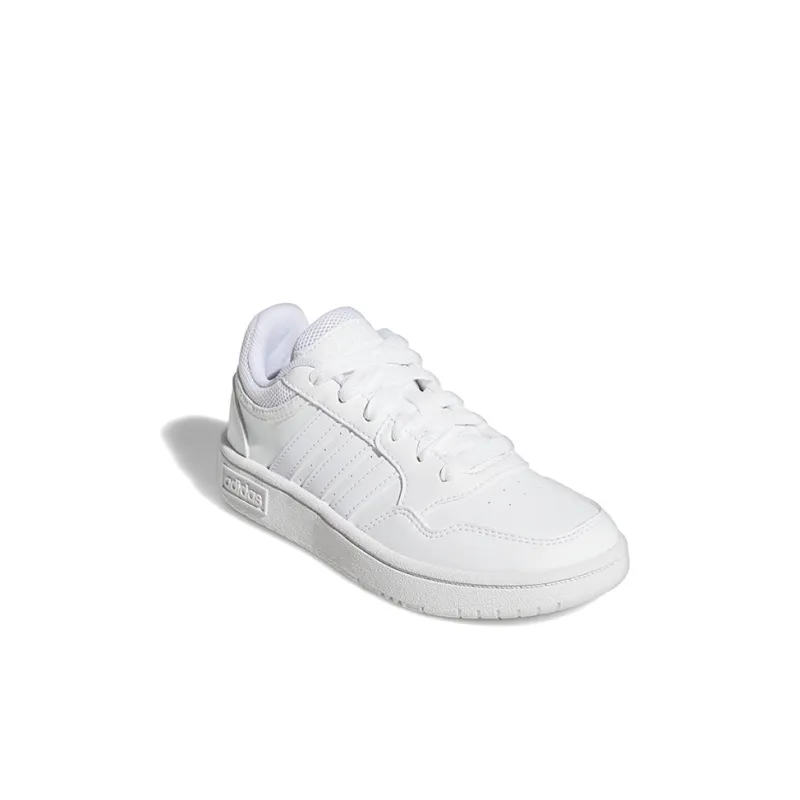 Adidas Hoops 3.0 J 'Triple White'-2