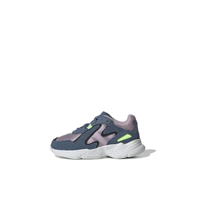 Adidas Originals Yung-96 Chasm El I Breathable Low-Top Toddler Shoes Gray Infant And Toddler-0