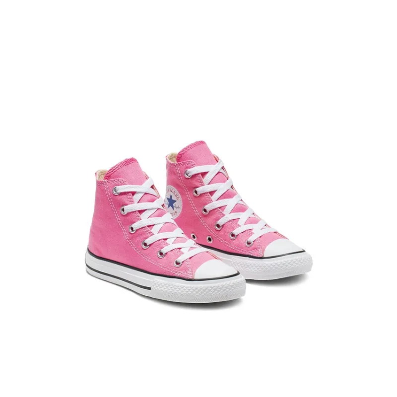 Converse Chuck Taylor All Star High Top Kids Canvas Shoes Pink Children Aged 3 7 Years Old-2