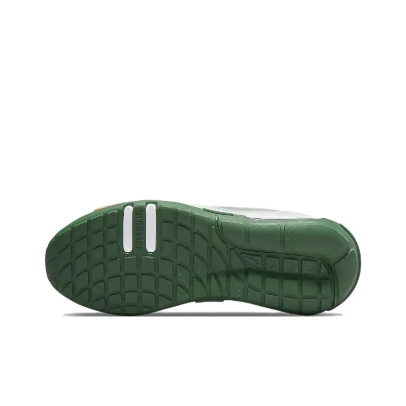 Nike Air Max Motif Cushioned Slip Resistant Abrasion Resistant Low Top Kids' Running Shoes White Gray Green Teenagers-5