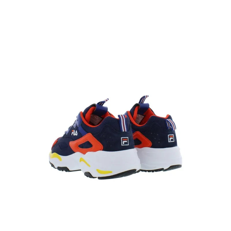 FILA KIDS Durable Breathable Ray Tracer Kids' Casual Shoes Blue Red Kids'-4