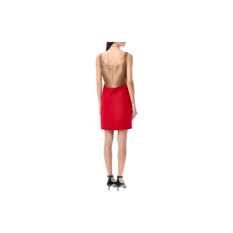 Valentino SS23 Slip Dress Women's Red-2