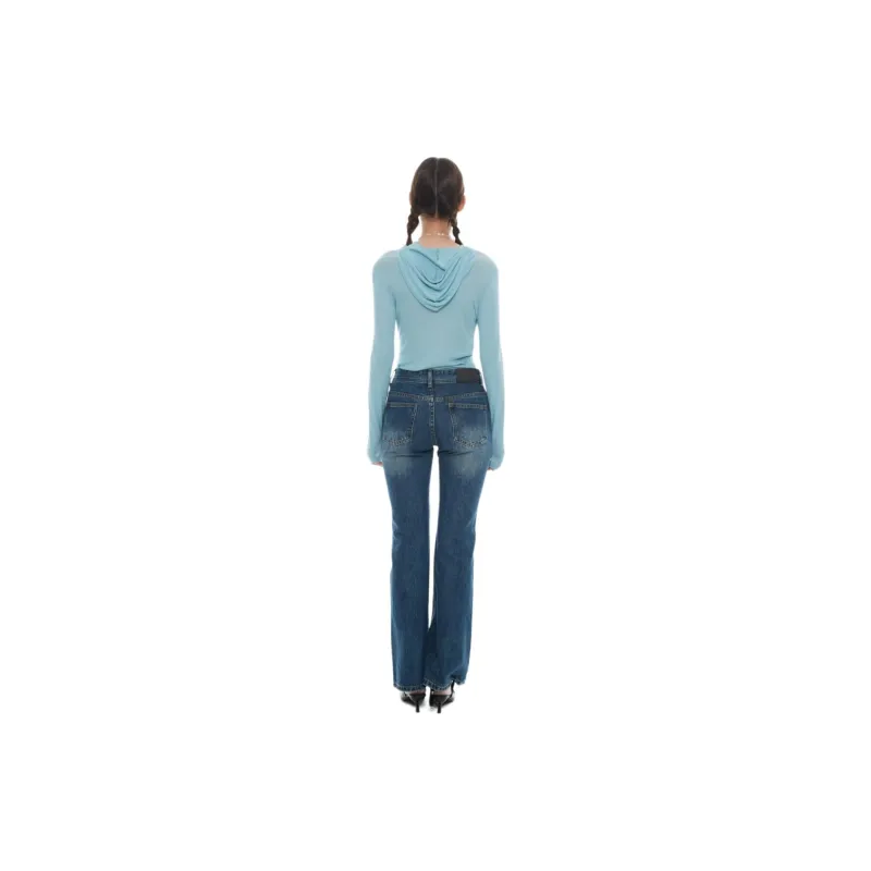 TAXIPHONE Jeans Women's Vintage Blue-1