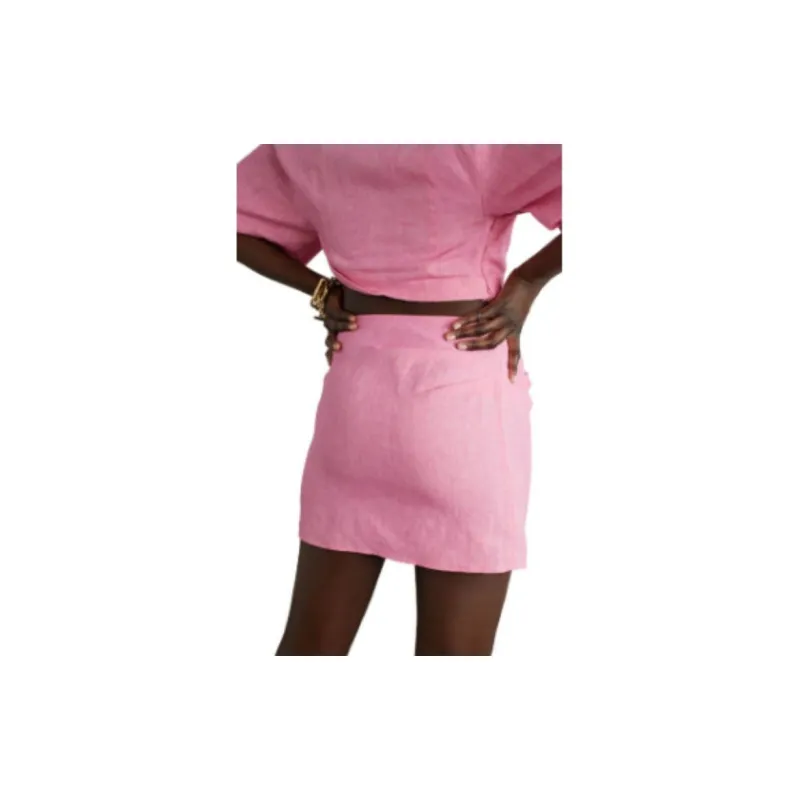 Jacquemus Casual Short Skirts Women's Pink-2