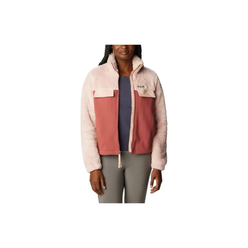 Columbia Jackets Women's Gray Pink-4